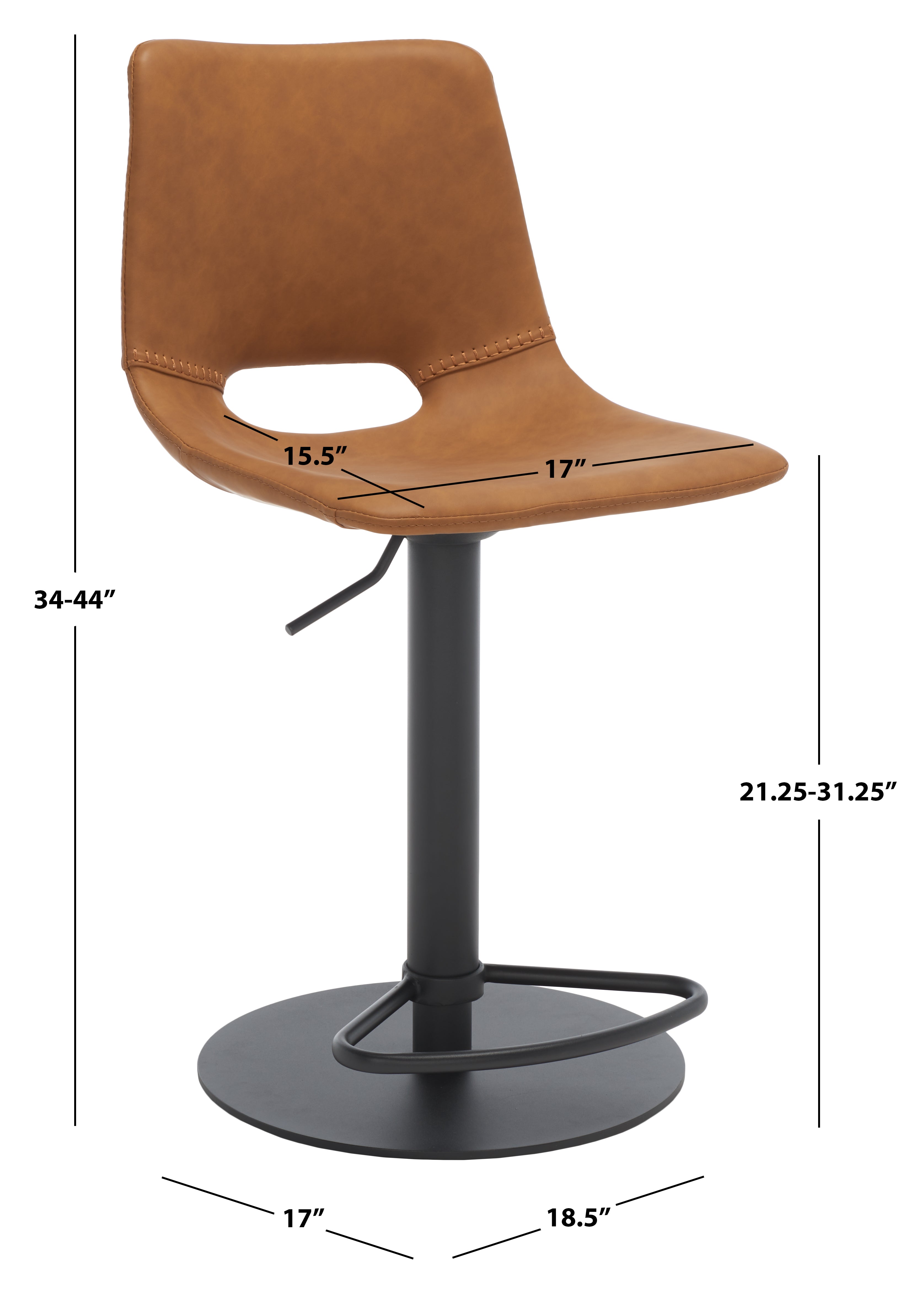 FREYA GAS LIFT BAR STOOL