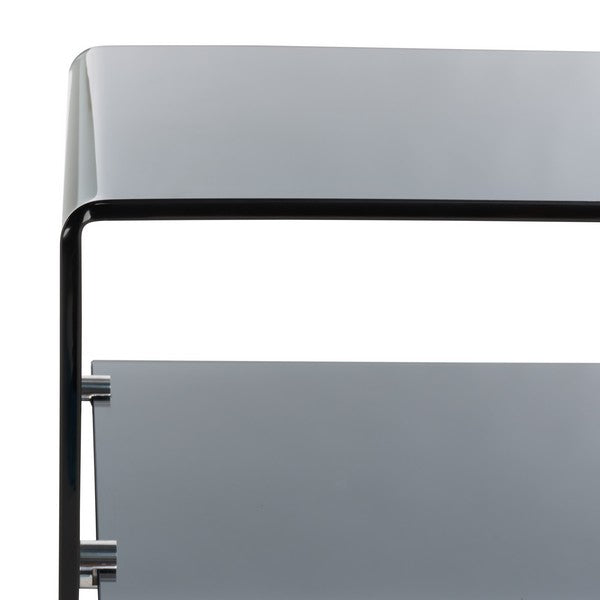 DASH TEMPERED GLASS 1 SHELF CONSOLE TABLE