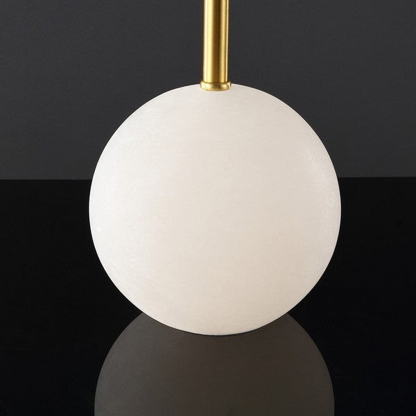 GENESIS ALABASTER UND METALLTISCH LAMPE