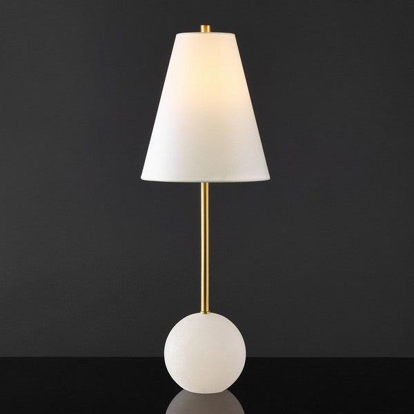 GENESIS ALABASTER UND METALLTISCH LAMPE