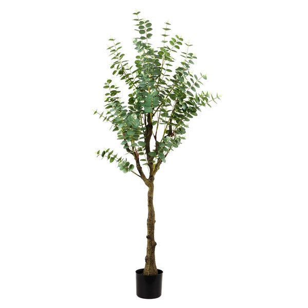 FAUX EUCALYPTUS 60 "POTTED BAUM