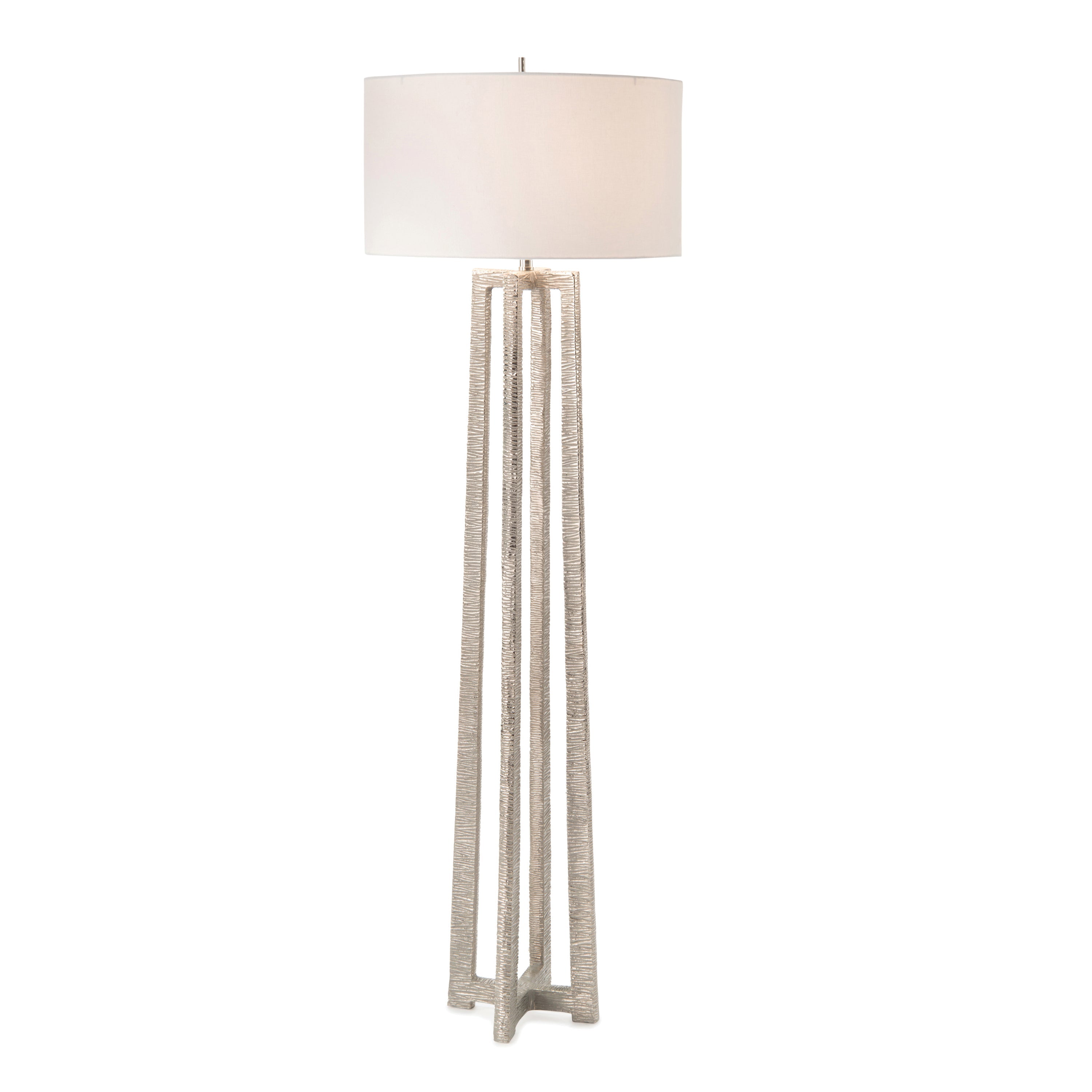 Nickel-Plated Floor Lamp