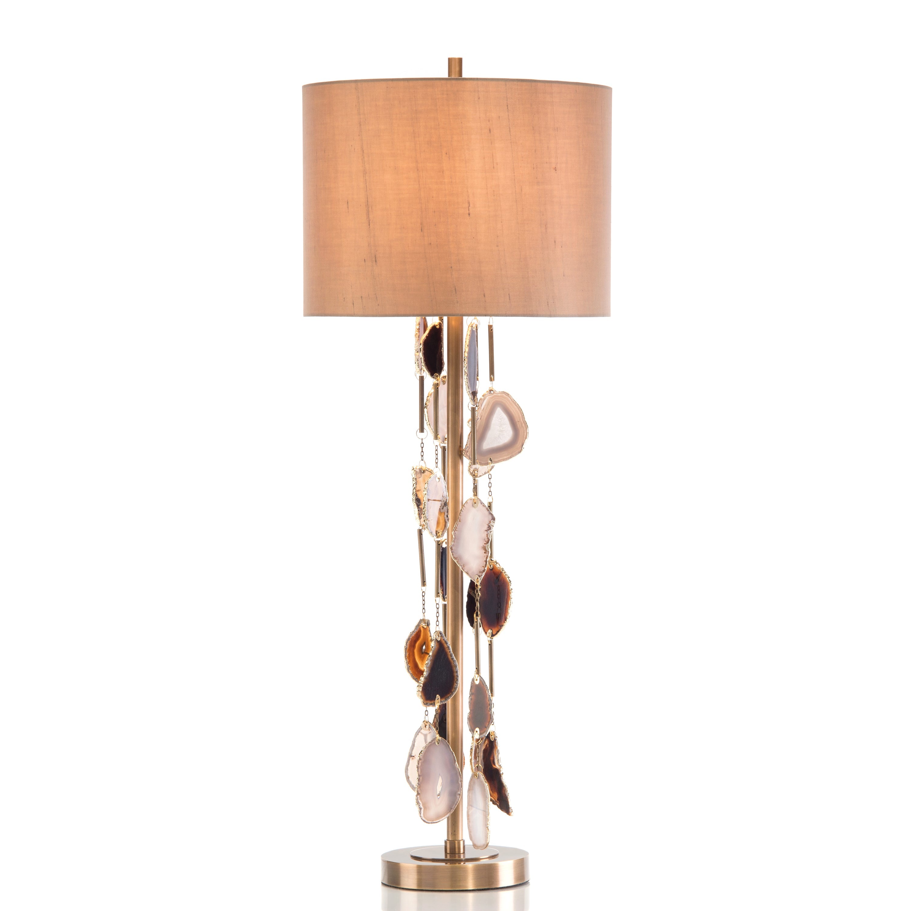 Fallende Achat Buffet Lampe