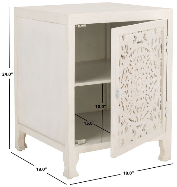 REIMU 2 SHELF 1 DOOR NIGHTSTAND