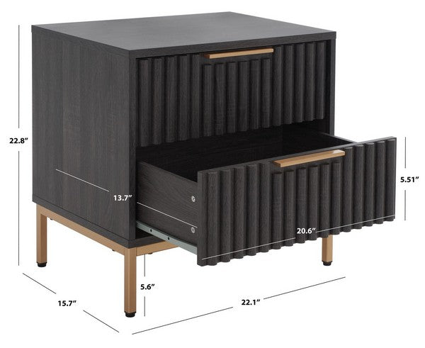 LYLIA 2 SCHUBLADE NACHTSTAND