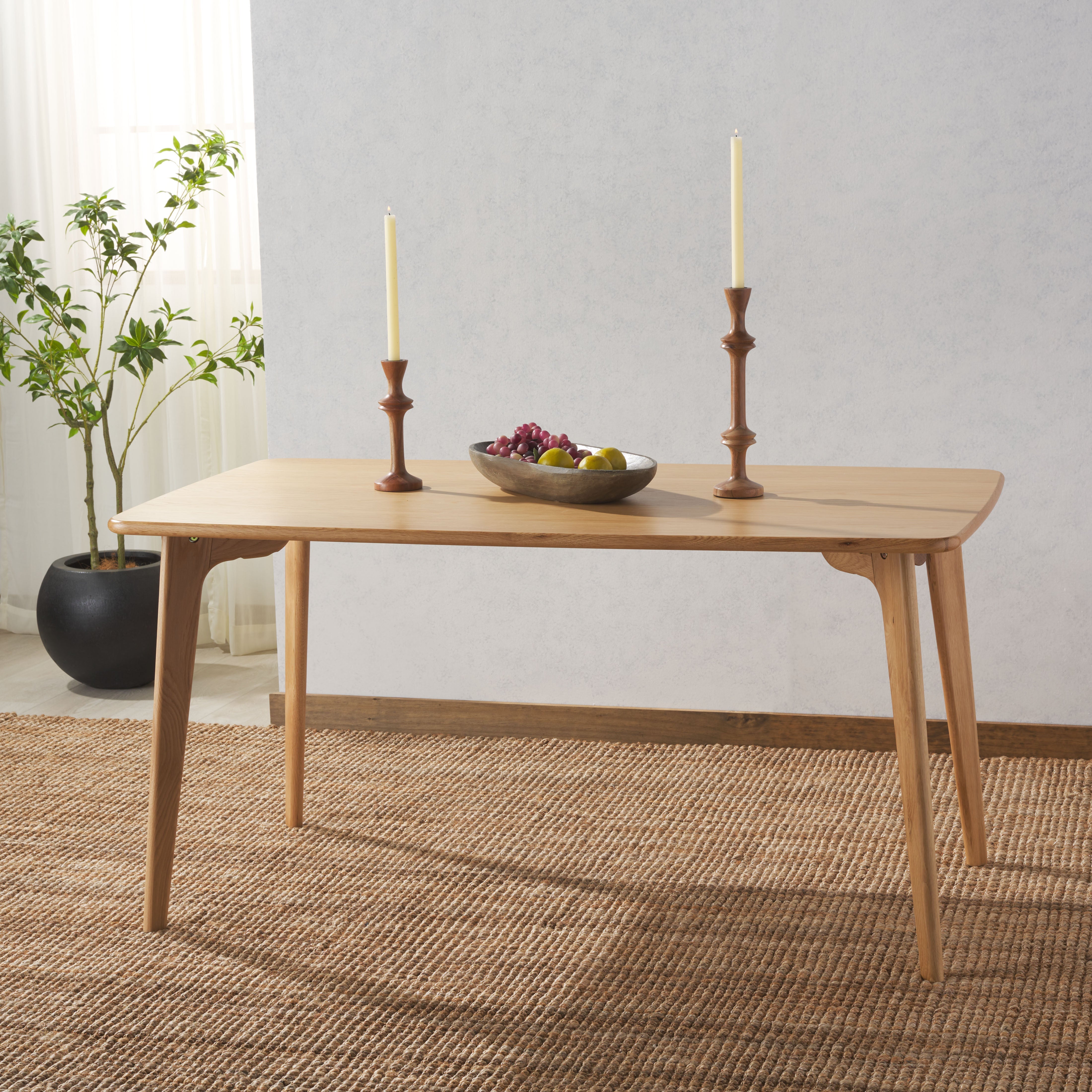 CALVERTON WOOD DINING TABLE