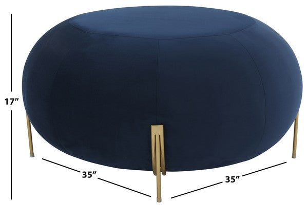 WINTERROSE ROUND OTTOMAN