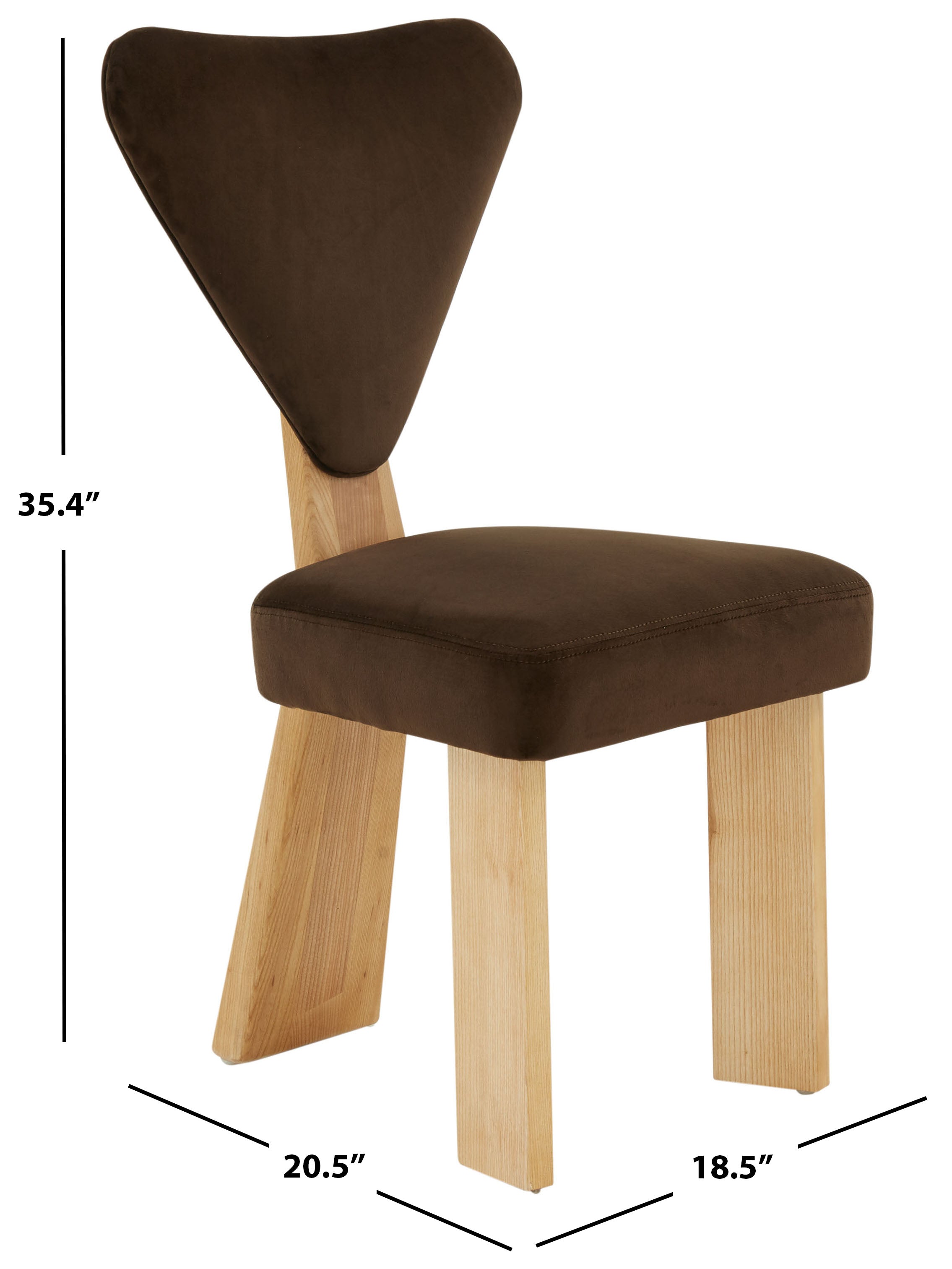 MADALENA 3 LEG DINING CHAIR