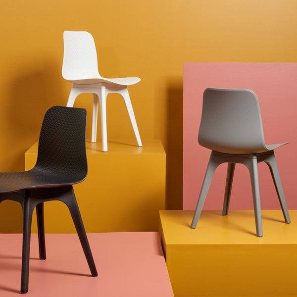 DAMIANO MOLDED PLASTIC DINING CHAIR