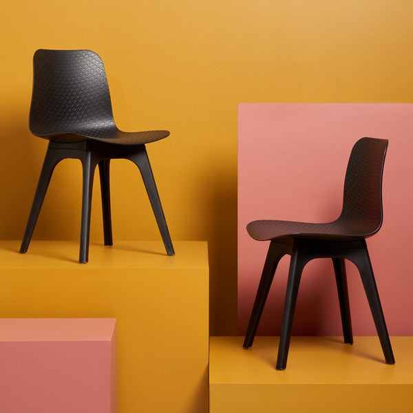 DAMIANO MOLDED PLASTIC DINING CHAIR