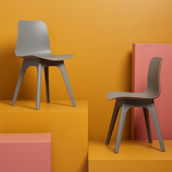 DAMIANO MOLDED PLASTIC DINING CHAIR