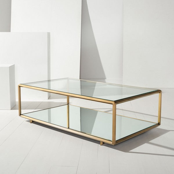 FLORABELLA MIRRORED COFFEE TABLE