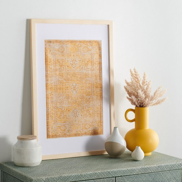 RENALDI FRAMED TEXTILE ART