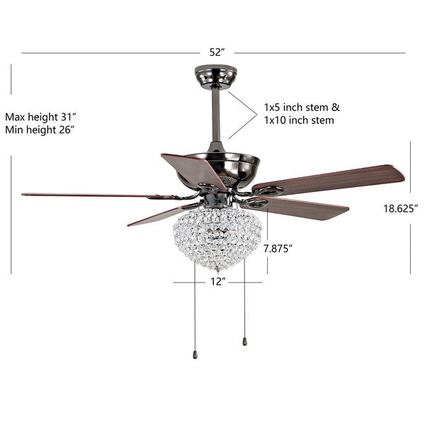 KORLA DECKEN LICHT FAN