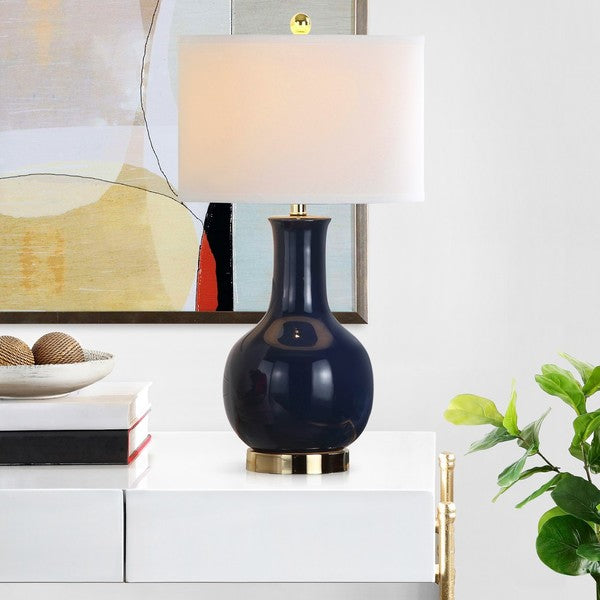 CERAMIC 27.5 INCH H PARIS LAMP