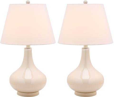 AMY 24-ZOLL-HÜLLEN-KÜRBIS-GLAS-LAMPE (2ER-SET)