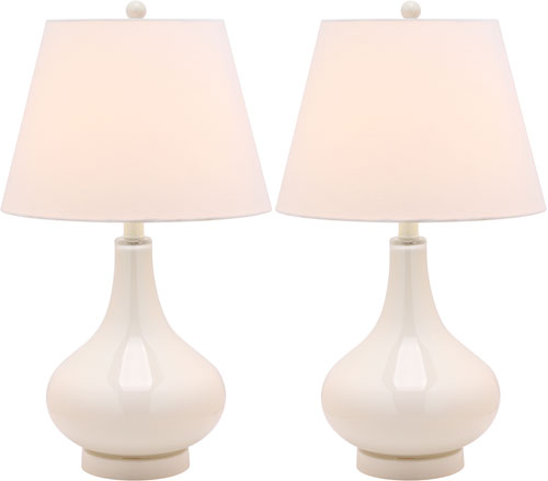 AMY 24-ZOLL-HÜLLEN-KÜRBIS-GLAS-LAMPE (2ER-SET)