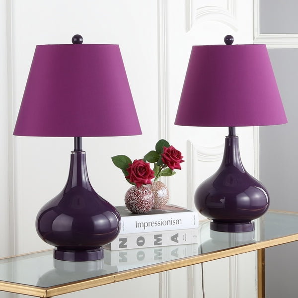 AMY 24-ZOLL-HÜLLEN-KÜRBIS-GLAS-LAMPE (2ER-SET)