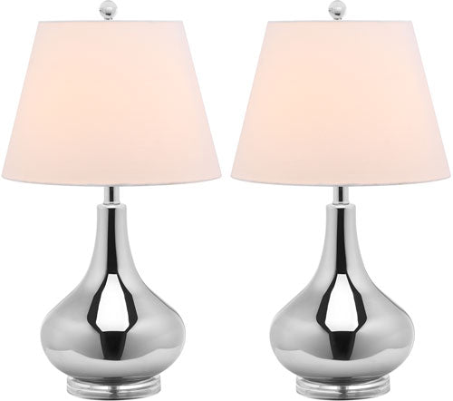 AMY 24-ZOLL-HÜLLEN-KÜRBIS-GLAS-LAMPE (2ER-SET)