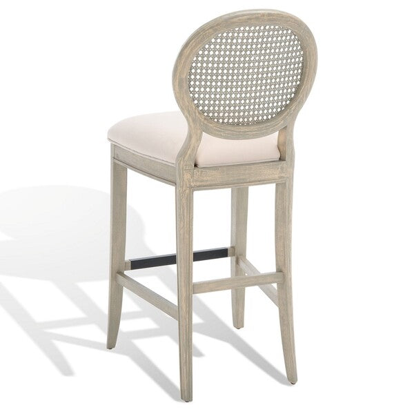 KARLEE RATTAN BACK BARSTOOL