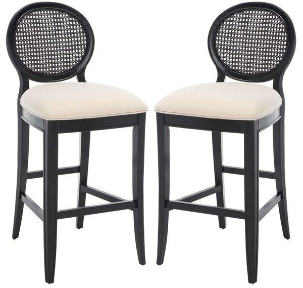 KARLEE RATTAN BACK BARSTOOL