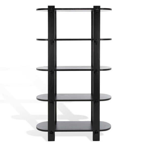 BENITO 5 SHELF WOOD BOOKCASE