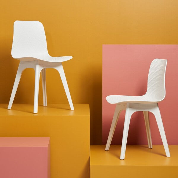 DAMIANO MOLDED PLASTIC DINING CHAIR