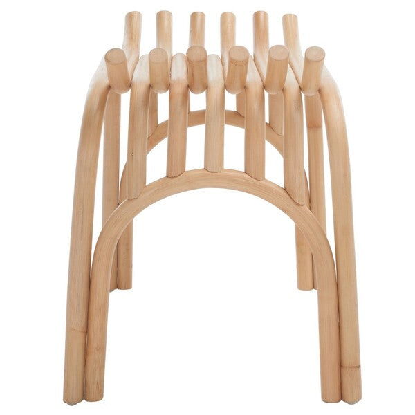 STRIX CURVED RATTAN STOOL